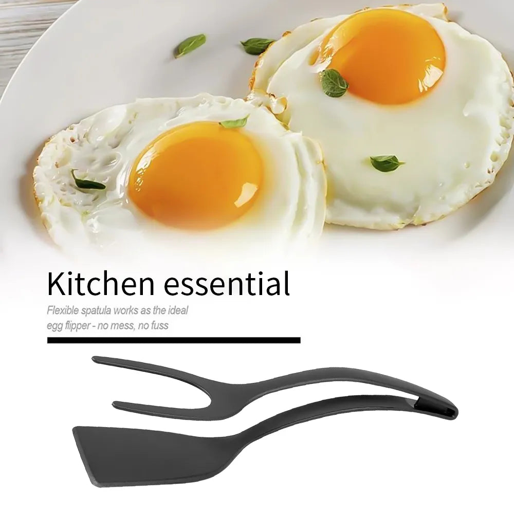 2 In 1 Spatula Tongs for Egg